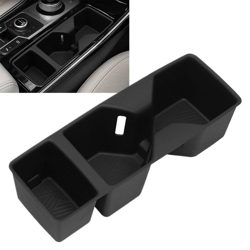 Center Console Cup Holder for Kia Sorento 2021-2025, TPE Drink Limiter with Storage Organizer, Non-Slip Insert Protector Accessory for Sorento Interior - Image 2